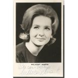 Millicent Martin signed small b/w photo. English actress, singer, and comedienne, who was the