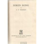 Siren Song versus written during the months leading up to start of World war II by A P Herbert