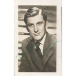 Kirk Douglas signed small b/w photo. Dedicated. Good condition. All signed items come with our