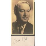 Oscar Rabin signature piece with small sepia photo. 26 April 1899 - 20 June 1958 was a Latvian-