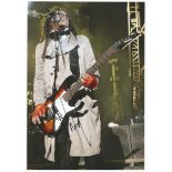 James Shaffer signed 12x8 colour photo. American musician best known as co-founder and rhythm