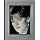 Samantha Bond signed 12x8 b/w photo. Mounted to approx. size 16x12. Good condition. All signed items