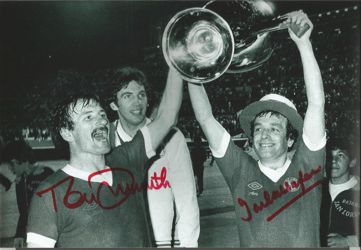 Tommy Smith & Ian Callaghan Signed Liverpool 8x12 Photo. Good condition. All signed items come