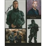 Daniel Eghan signed 10x8 colour montage photo from Rogue One - Star Wars. Good condition. All signed