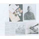 Royal Flying Corps UNSIGNED ephemera. 2nd Lieutenant William B.R. Rhodes Moorhouse VC. 8 glossy