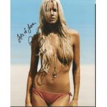 Beth Ostrosky signed 10x8 colour photo. American actress, author, model, and animal rights activist.