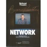 Bryan Cranston Actor Signed Network Programme. Good condition. All signed items come with our