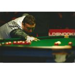 Jimmy White Signed Snooker 8x12 Photo. Good condition. All signed items come with our certificate of