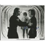 Stunning Michael York Logan's Run hand-signed 10x8 photo. This beautiful hand-signed photo depicts