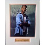 Leonard Roberts signed 10x8 colour photo. Mounted to approx. size of 16x12. Good condition. All