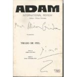 Picasso signed Adam International Review magazine from 1967. Good condition. All signed items come