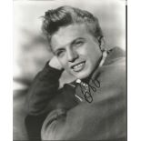 Tommy Steele signed 10x8 b/w young photo. Good condition. All signed items come with our certificate