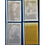Collection of 4 will copies for Sir Arthur Conan Doyle, Alfred Hitchcock, Charles Dickens and Agatha