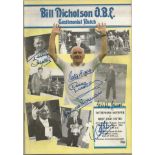 Signed Football Programme Bill Nicholson Testimonial, Tottenham V West Ham 1983, Signed By Seven