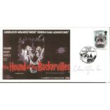 Christopher Lee signed Ec2. Hammer Film Cover: The Hound of the Baskervilles, Special pictorial