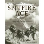 Multi Signed Spitfire Ace Flying The Battle of Britain hardback book by Martin Davidson & James