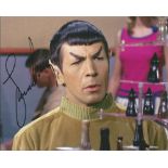 Leonard Nimoy signed Spock Star Trek colour 10 x 8 photo. Good condition. All signed items come with