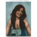 Amy Nuttall signed 12x8 colour photo. English actress and singer known for playing Chloe Atkinson in