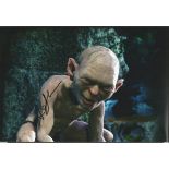 Andy Serkis Actor Signed Gollum The Hobbit 8x12 Photo. Good condition. All signed items come with