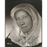 Flora Robson signed 10x8 b/w photo. Seen here as Juliet's nurse in the film of Romeo and Juliet.