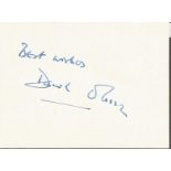 Daniel Massey small signature piece. 10 October 1933 - 25 March 1998 was an English actor and