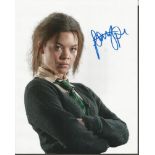 Stunning Scarlett Byrne Harry Potter hand-signed 10x8 photo. This beautiful hand-signed photo