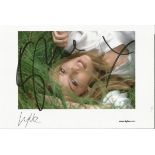 Kylie signed 6x4 colour photo. Australian singer, songwriter, actress, dancer and philanthropist.