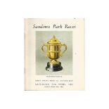 Arkle rare 1965 Sandown Whitbread Gold Cup Horse Racing programme for 24th April. Signs of age