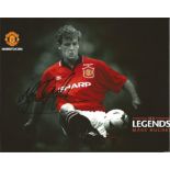 Mark Hughes Signed Manchester United 8x10 Photo. Good condition. All signed items come with our