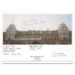 1948 London Olympic Games Multi-Signed 8x12 Photo By GB Medal Winners Inc. David Bond, Dorothy