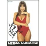 Linda Lusardi Glamour Model Signed 6x8 Photo. Good condition. All signed items come with our