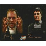 Stunning Julian Glover Paul Darrow Blakes 7 hand-signed 10x8 photo. This beautiful hand-signed photo