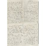 John Ruskin Related collection. Includes signature from Cheque cut and mounted plus 8 original