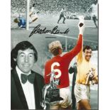 Gordon Banks 1966 World Cup Winner Signed England Montage 8x10 Photo. Good condition. All signed