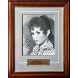 Brigitte Bardot signed b/w photo. Framed and mounted to approx. size 20x14. Good condition. All