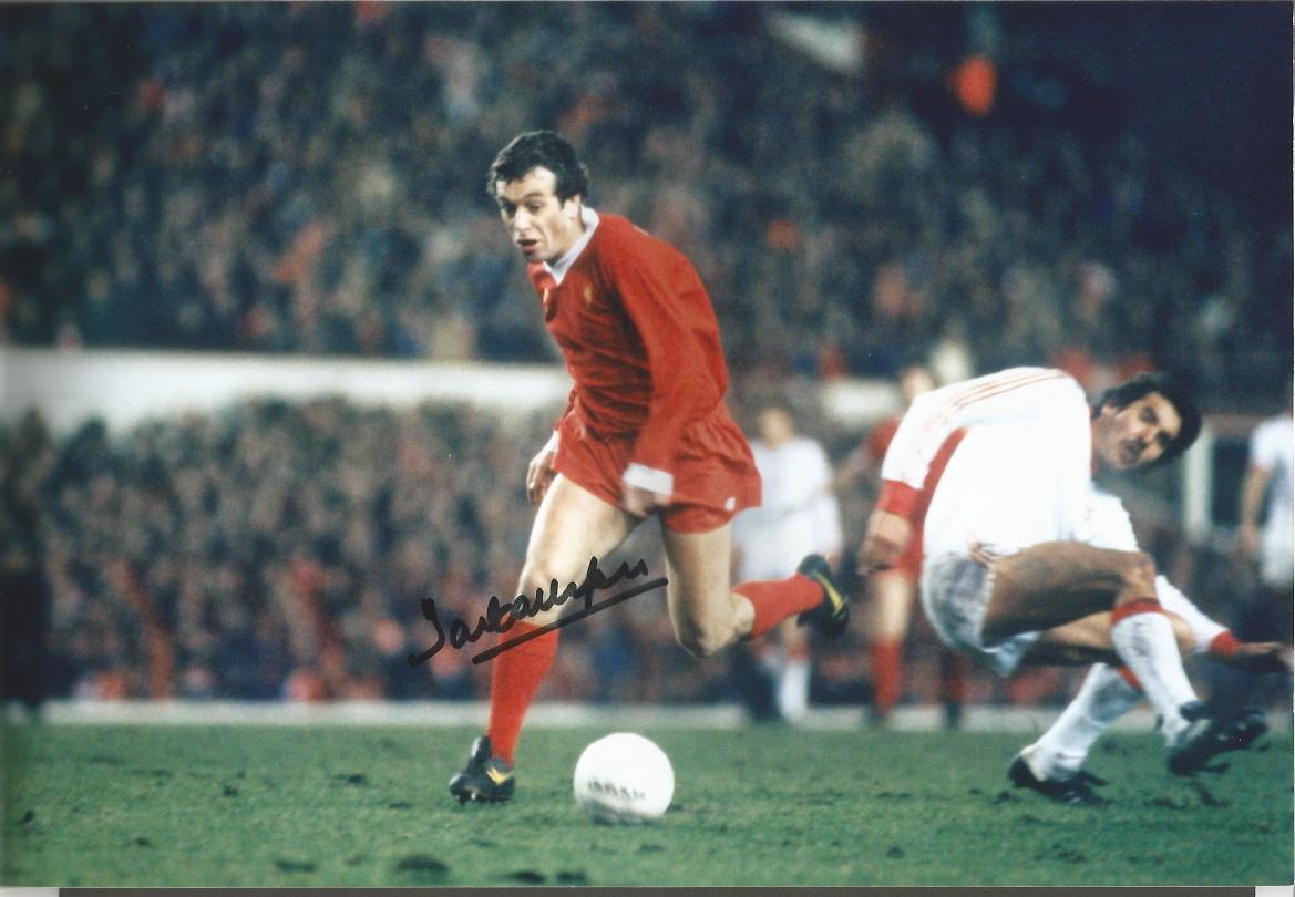 Ian Callaghan Signed Liverpool 8x12 Photo. Good condition. All signed items come with our