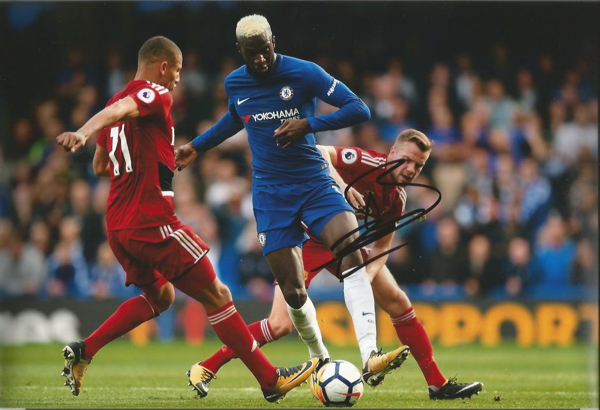 Tiemoue Bakayoko Signed Chelsea 8x12 Photo. Good condition. All signed items come with our