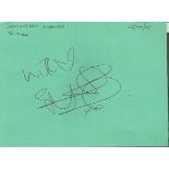 Samantha Mumba signed album page. Irish singer and actress. She shot to fame in 2000 with the