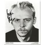 Simon Pegg Actor Signed 8x10 Promo Photo. Good condition. All signed items come with our certificate