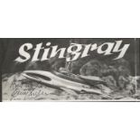 Gerry Anderson signed stingray newspaper photo. Good condition. All signed items come with our