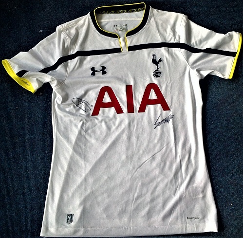 Harry Kane & Son Heung-Min Signed Tottenham Hotspur Shirt. Good condition. All signed items come