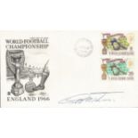 Geoff Hurst Signed Vintage England 1966 World Cup First Day Cover. Good condition. All signed