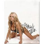 Jennifer Ellison signed 10x8 colour photo. English actress, former glamour model, television