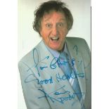 Ken Dodd signed 6x4 colour photo. Dedicated. English comedian, singer-songwriter and actor,