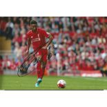 Joe Gomez Signed Liverpool 8x12 Photo. Good condition. All signed items come with our certificate of