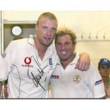 Freddie Flintoff signed 10x8 colour photo. Slight crease. Good condition. All signed items come with