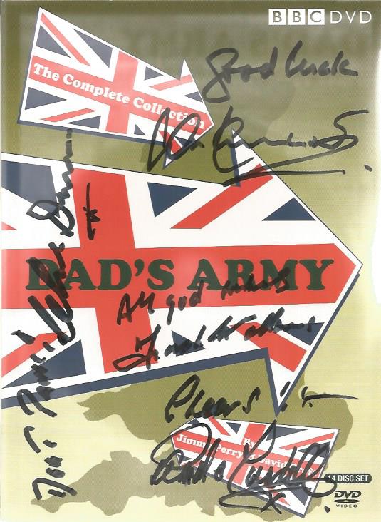 Ian Lavender, Clive Dunn, Frank Williams and Pamela Cundell signed Dads Army the complete DVD - Image 2 of 2