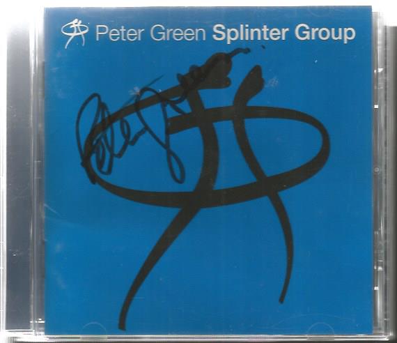 Peter Green signed Splinter Group CD sleeve. Good condition. All signed items come with our