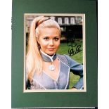 Glynis Barber signed 12x8 colour head and shoulders photo. Mounted to approx. size 16x12. Good