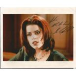 Neve Campbell signed 10x8 colour photo. Canadian actress. She is best known for her role as Sidney